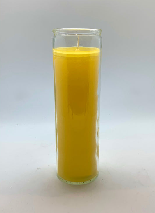 7-Day Plain Yellow candle