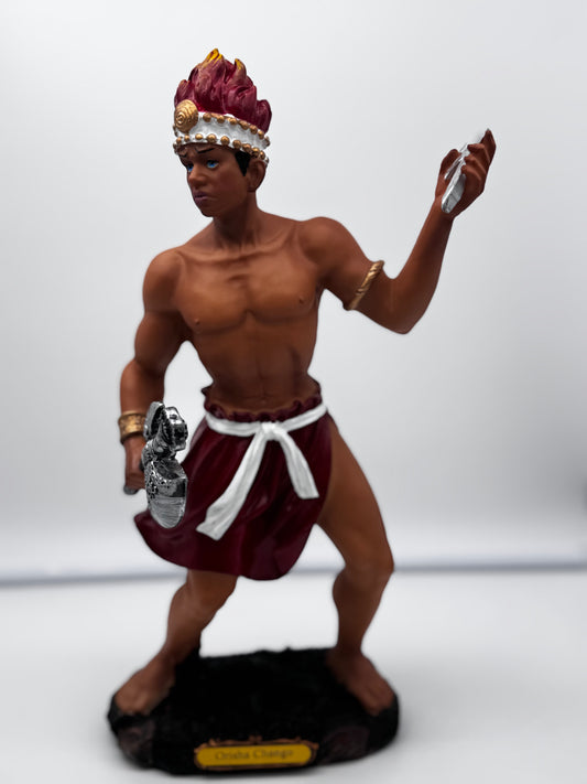 Chango (Shango) Statue 12.5"