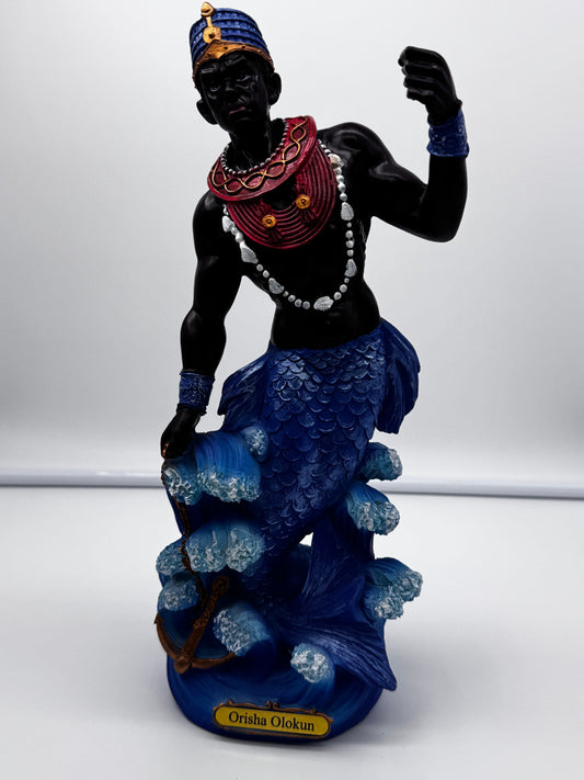 Olokun Statue 12". (olokum)