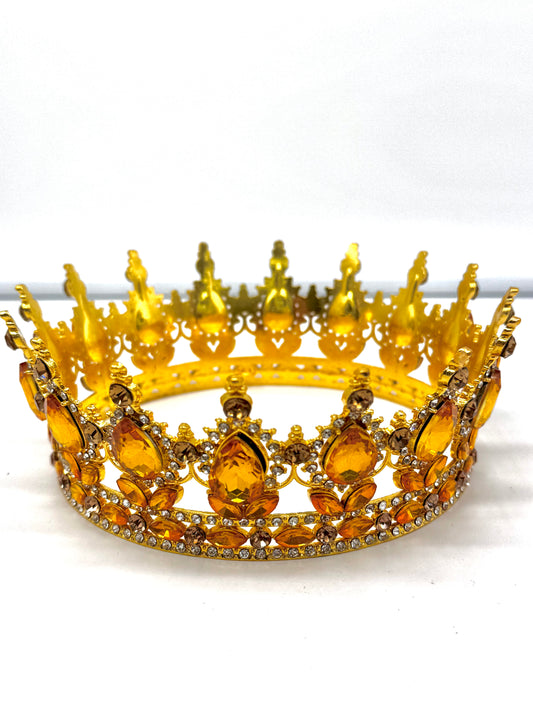 Oshun Crown 2 Gemstone gold 6"