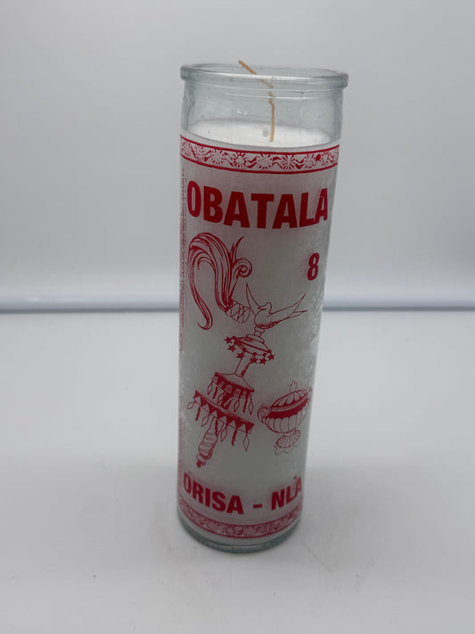 7-Day Obatalá Candle – Peace, Wisdom & Healing