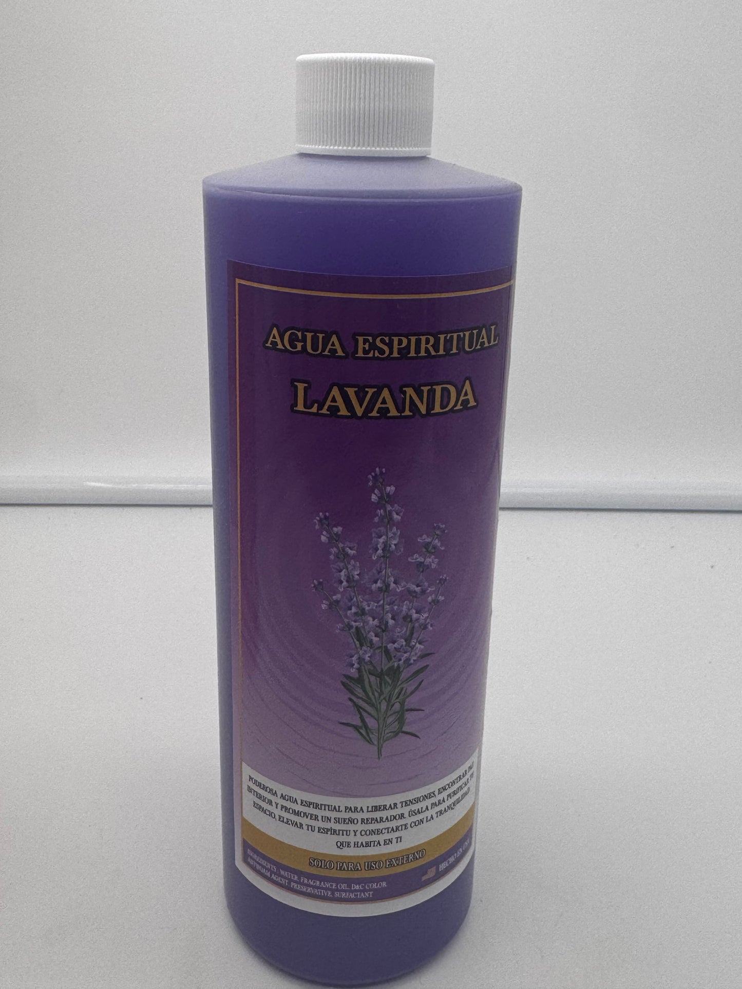 Agua Espiritual Lavanda 16 oz