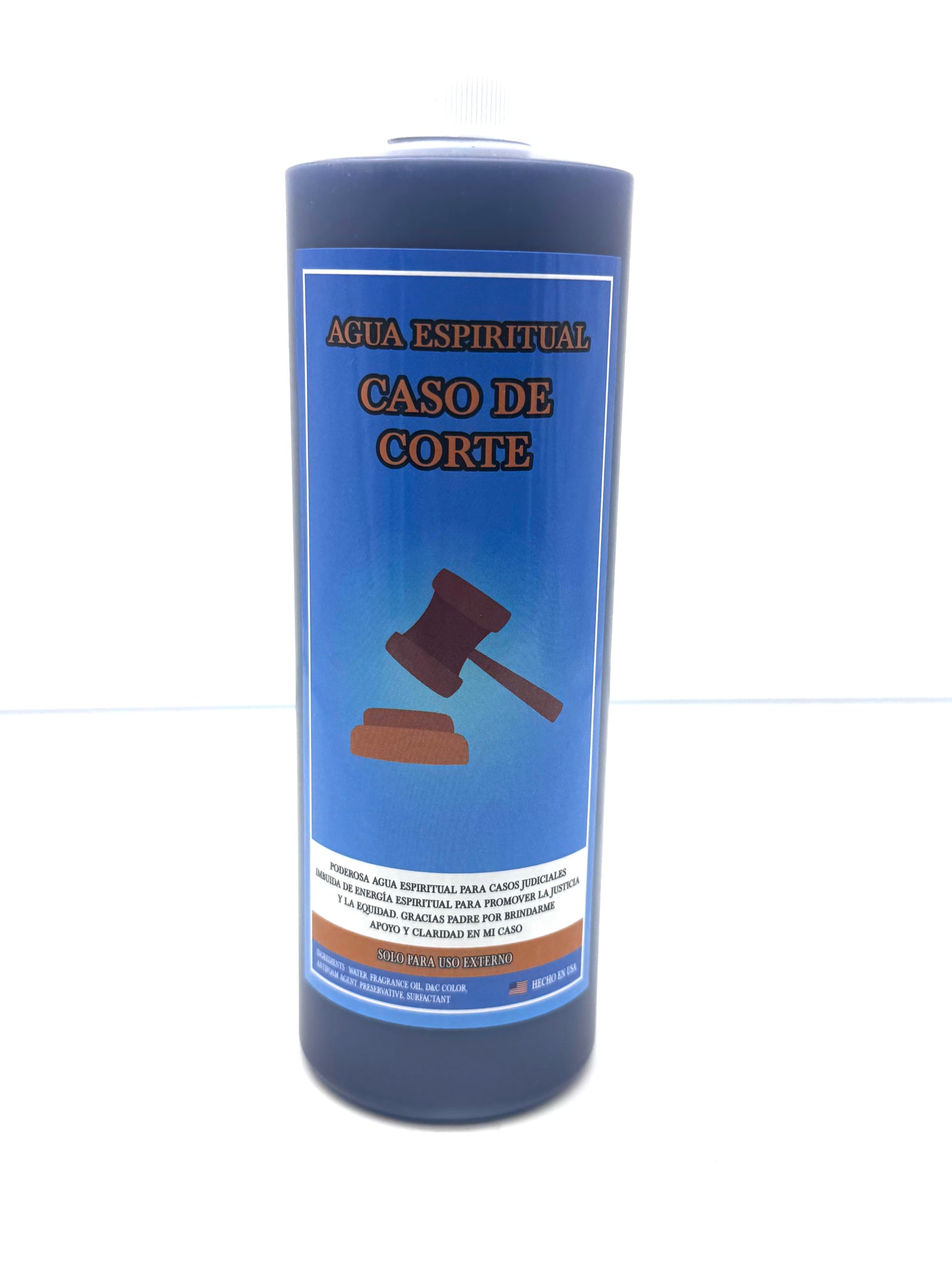Agua Espiritual Caso De Corte 16 oz.