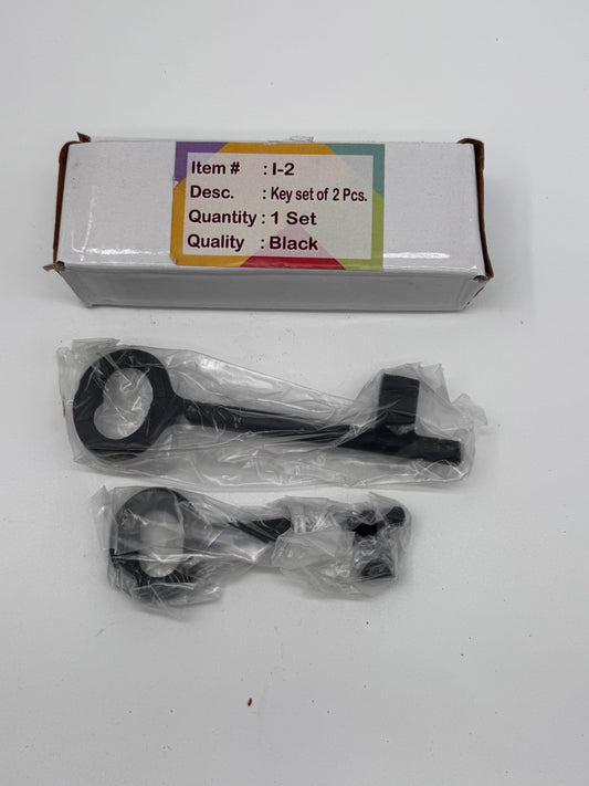 Key Set 2 pcs Black
