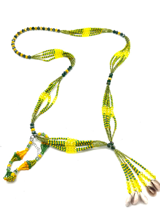 Collar w/ Pulsera  (Eleke w/ Ilde) Orula Orumila