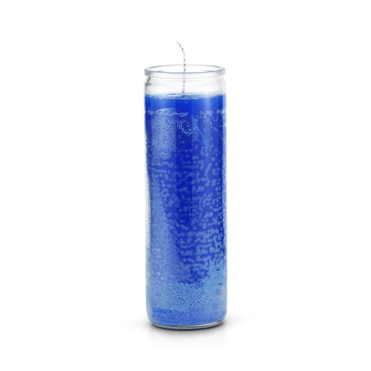 7-Day Plain Blue Candle – Healing, Calm & Communication